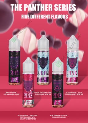 30ml 60ml Vape 주스 Nic 소금 니코틴 강도 3mg 6mg