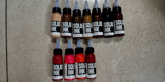 내츄럴 컬러 퍼머넌트 메이크업 안료 30ML 60ML 솔리드 잉크 문신 잉크