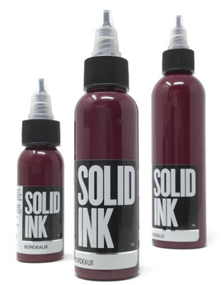 보르도 솔리드 잉크 문신 잉크 60ML 120ML FDA 승인 문신 잉크