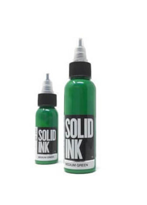 30ML 60ML 에어브러시 솔리드 잉크 문신 잉크 중간 녹색 순수한 식물 재료