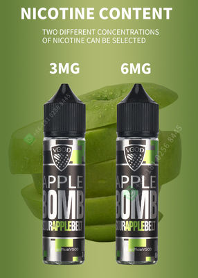 MSDS 증명서를 가진 VGOD Vape 주스 E 액체 5mg 6mg 니코틴 소금 Vape 액체 E 액체 E 주스