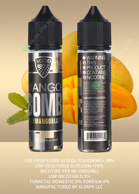 VGOD Vape 주스 전자 액체 순수 니코틴 전자 담배 Vaping 액체 리필 연기 주스 맛 60ml