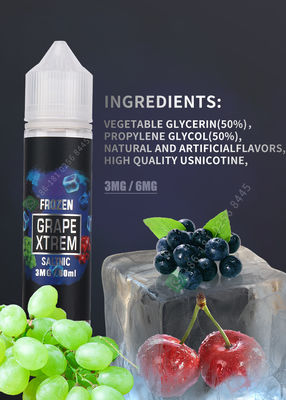 OEM 2.029OZ는 쥬스 6 마그네슘 11 마그네슘 12 마그네슘 니코틴 재료 FCC를 기화시킵니다