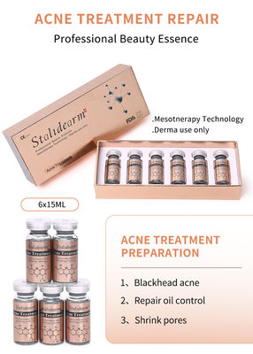 고급 24k 히알루론산 메소 세움 세트 가벼운 질감 여드름 치료 솔루션 10ml 병
