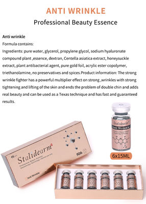공장 가격 OEM 안티 주름 정액 10ml / 병 액체 바늘 없는 피부 재생에 대한 메소 테라피 정액