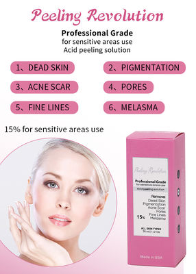 30ml 피부 껍질 벗기 세럼 / 얼굴 피부 껍질 벗기 용액을 위한 전문 품질 액체 세트