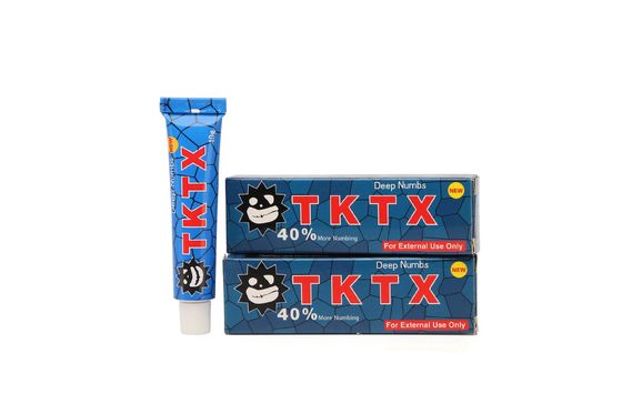 TKTX 마취 크림 10g 물 기반 비유성 문신 마취 크림 3~7일 간 빠른 배송