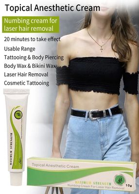 10g 문신 마취 크림, 3-4시간 통증 완화, 2-3mm 두께, 50-60분 적용