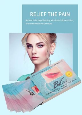 12 Pieces/Box Non-Disposable Lip Numbing Patch with Real Effect for Pain Relief and Fast Numbing