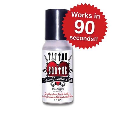 빠르게 작용하는 문신 마비 젤 2% 리도카인과 1.5% 테트라카인을 통증 완화용으로