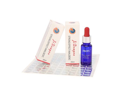 진동 빠른 작용 문신 마취 20ml / 병 통증 완화 출혈을 멈추고 알레르기를 예방합니다