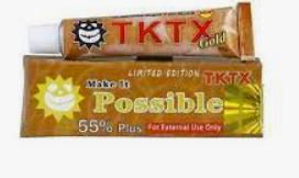 가능한 문신 마취 크림 55% Tktx 문신 마취 연고 바디 문신용 빠른 작용 강력한 마취 크림