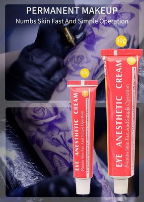 Eye Anesthetic Cream Good Effect for Eyebrows Tattoo Waxing Microneedling Microblading Facial Lip Fillers Numbing Cream
