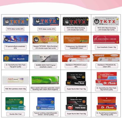 TKTX 마취 크림 영구 화장 마취 젤 립 눈썹 문신