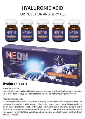 5ml 히알루론산 주입 노화 방지를 밝게 하는 Meso 치료 혈청 피부 희게하기