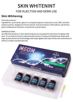 젊은 피부를 위한 5ml 피부 희게하는 혈청 Mesotherapy 주입 얼굴 혈청