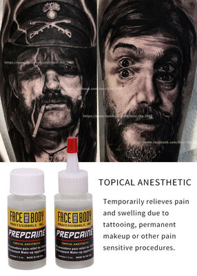PREPCAINE 30 밀리람베르트는 겔을 완화하는 마비시키는 겔 문신 마취제 고통을 유지합니다