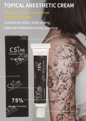 CS 랩 75% 마취 크림 문신 마취 크림 입술 눈썹 문신 마이크로니들링용