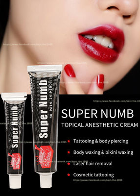 슈퍼 마비 10g 30g 문신 중지 통증 크림 핑크 화이트 크림 3 시간 동안 효과적인 20 분 적용 도매 가격