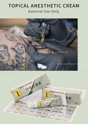 무감각s Skin Fast Dr. 무감각 10g 영구 메이크업 무통 크림 중지 통증 효과적인 외부 사용 전용 TKTX 10g
