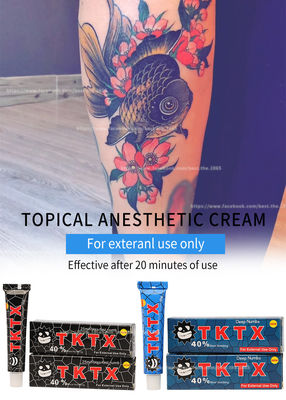레이저 머리 제거를 위한 본래 TKTX 노란 무감각ing 크림 10g Microneedling