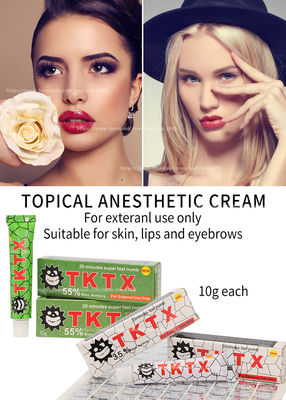 레이저 머리 제거를 위한 본래 TKTX 노란 무감각ing 크림 10g Microneedling