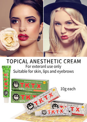 레이저 머리 제거를 위한 본래 TKTX 노란 무감각ing 크림 10g Microneedling