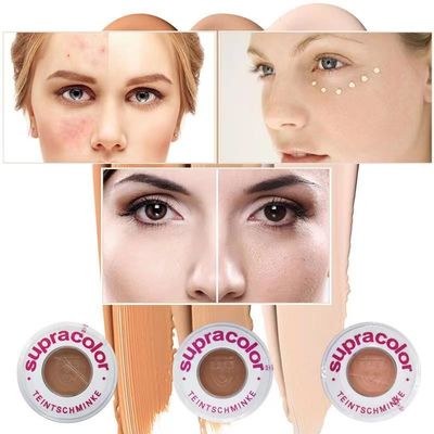 싱글 페이셜 Kryolan Supracolor 오일 컨트롤 메이크업 파운데이션 파우더
