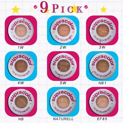 이펙티브 Kryolan Supracolor 오일 컨트롤 페이스 파운데이션 코스메틱 루스 파우더