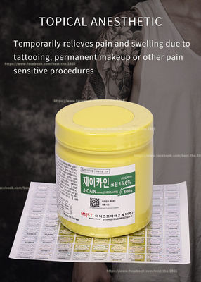 J CAIN 500g 29.9% 문신 무감각ing 크림 원래 품질 그린 라벨 15.6%/29.9% OEM 패키지 좋은 가격