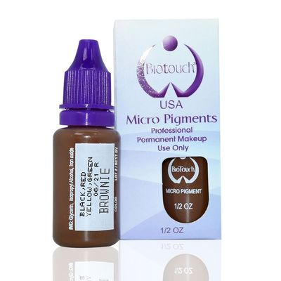 Biotouch 15ml 순수한 안료 마이크로블레이딩 영원한 메이크업 문신 잉크 안료