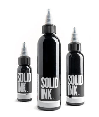 영원한 메이크업을 위한 광택이 없는 검정 단단한 잉크 문신 잉크 빠른 색칠 30ML 60ML