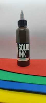 유기 철저한 채식주의자 단단한 잉크 문신 잉크 암갈색 30ML 260ML 비 독성