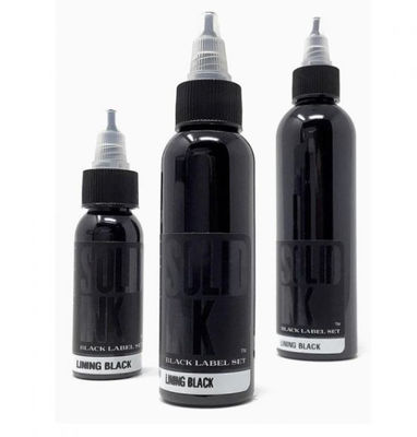 안대기 검정 몸 단단한 잉크 문신 잉크 임시 순수한 안료 120ML 260ML